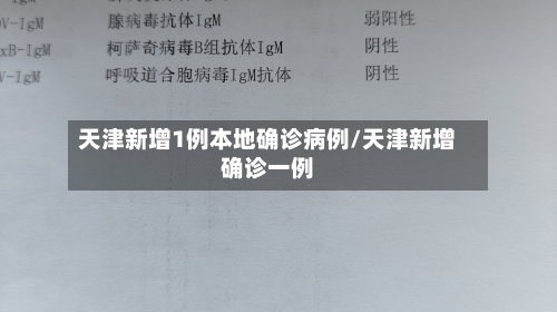 天津新增1例本地确诊病例/天津新增确诊一例-第3张图片