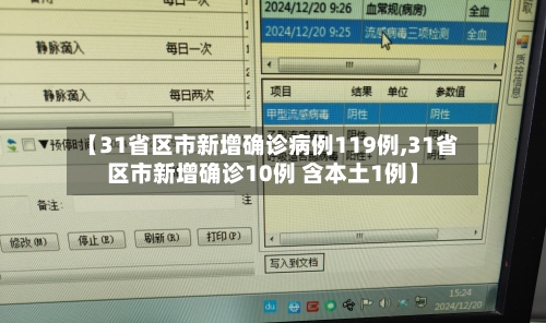 【31省区市新增确诊病例119例,31省区市新增确诊10例 含本土1例】