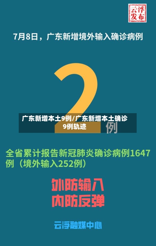 广东新增本土9例/广东新增本土确诊9例轨迹-第2张图片