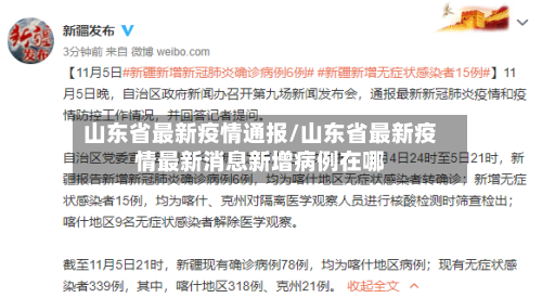 山东省最新疫情通报/山东省最新疫情最新消息新增病例在哪-第3张图片
