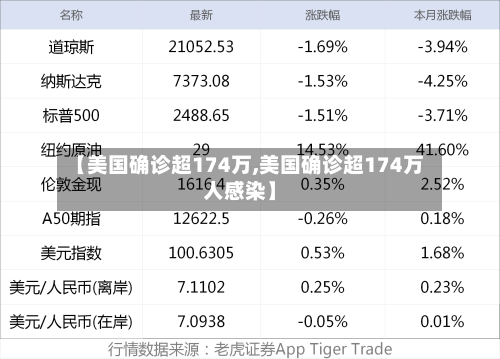 【美国确诊超174万,美国确诊超174万人感染】-第3张图片