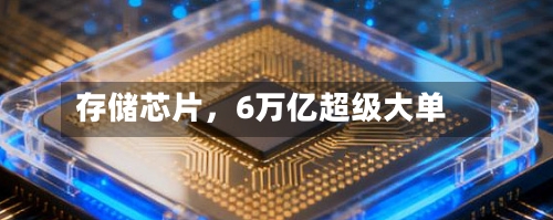 存储芯片，6万亿超级大单