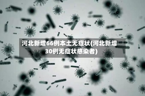 河北新增66例本土无症状(河北新增30例无症状感染者)