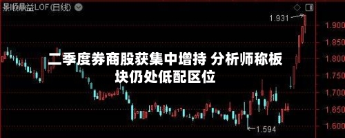 二季度券商股获集中增持 分析师称板块仍处低配区位-第2张图片