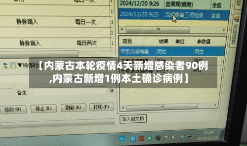 【内蒙古本轮疫情4天新增感染者90例,内蒙古新增1例本土确诊病例】-第2张图片
