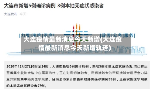 大连疫情最新消息今天新增(大连疫情最新消息今天新增轨迹)-第2张图片