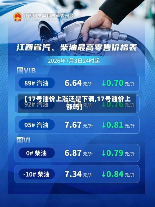 【17号油价上涨还是下调,17号油价上涨吗】