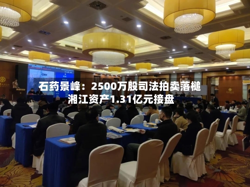 石药景峰：2500万股司法拍卖落槌 湘江资产1.31亿元接盘