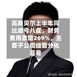 高斯贝尔上半年同比减亏八成，财务费用激增269%	，主要子公司经营分化显著-第2张图片