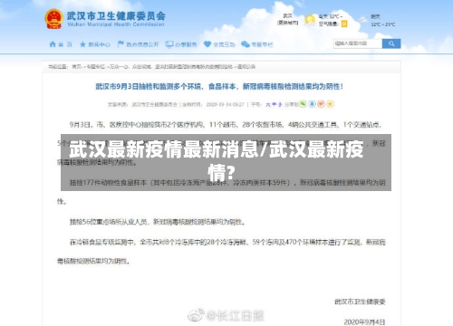 武汉最新疫情最新消息/武汉最新疫情?