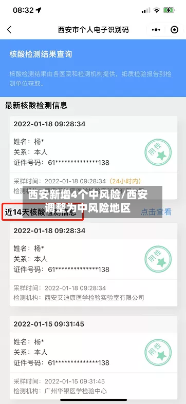 西安新增4个中风险/西安调整为中风险地区-第2张图片