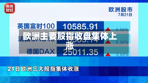 欧洲主要股指收盘集体上涨