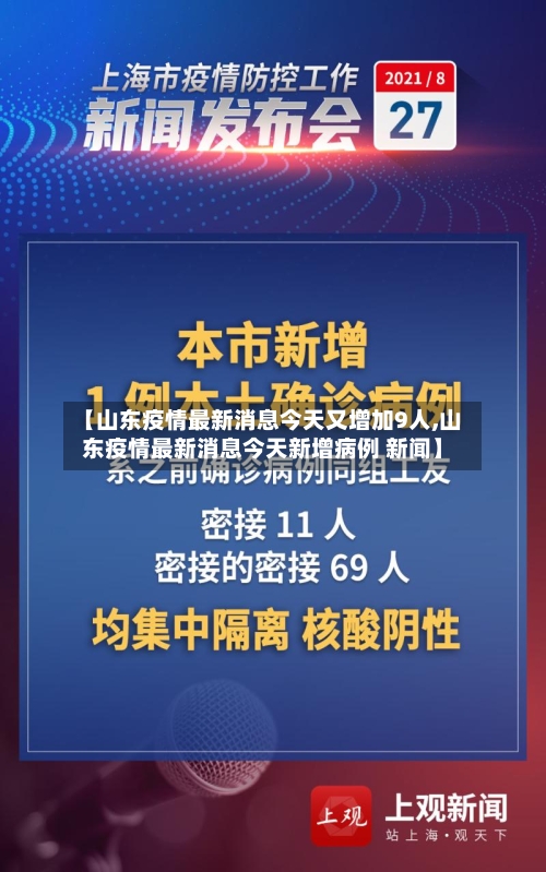 【山东疫情最新消息今天又增加9人,山东疫情最新消息今天新增病例 新闻】