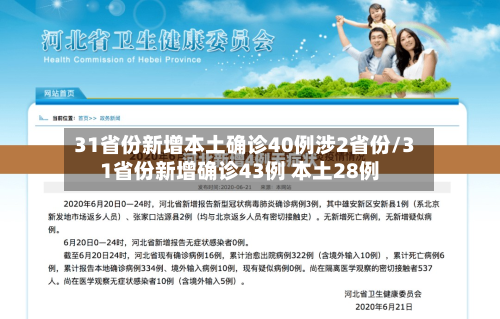 31省份新增本土确诊40例涉2省份/31省份新增确诊43例 本土28例-第2张图片