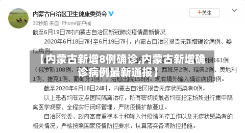 【内蒙古新增8例确诊,内蒙古新增确诊病例最新通报】