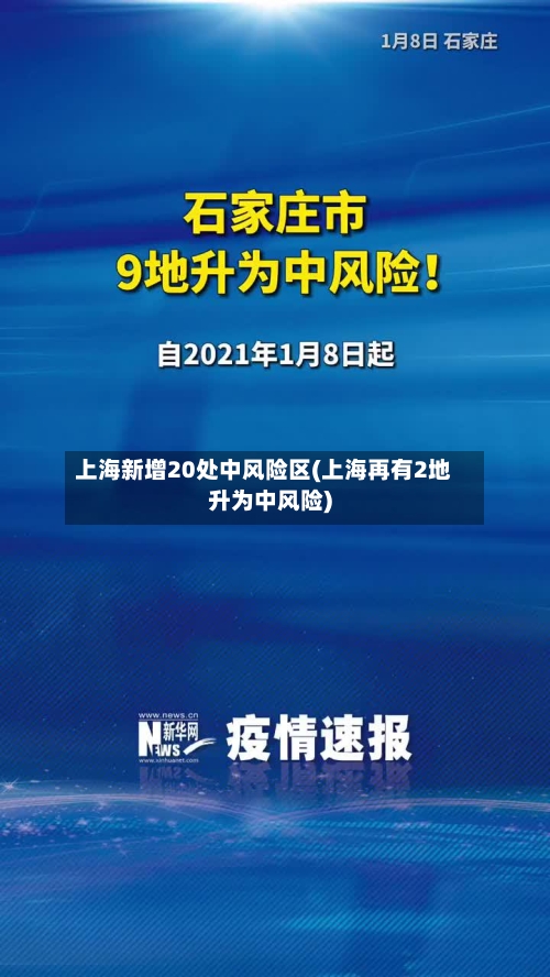 上海新增20处中风险区(上海再有2地升为中风险)