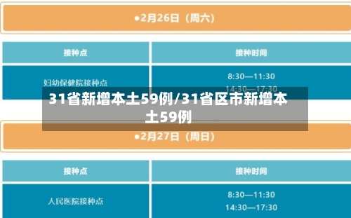 31省新增本土59例/31省区市新增本土59例-第3张图片