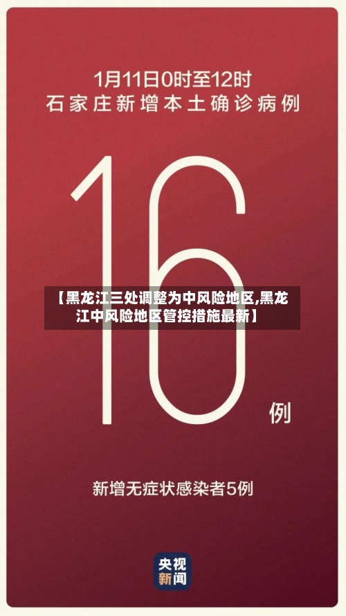 【黑龙江三处调整为中风险地区,黑龙江中风险地区管控措施最新】