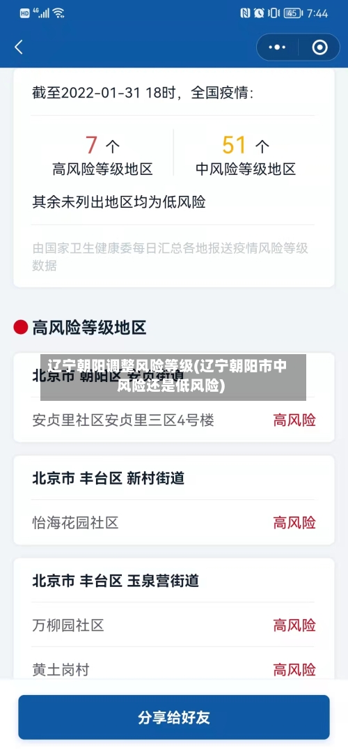 辽宁朝阳调整风险等级(辽宁朝阳市中风险还是低风险)