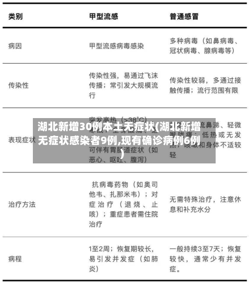 湖北新增30例本土无症状(湖北新增无症状感染者9例,现有确诊病例6例)-第2张图片