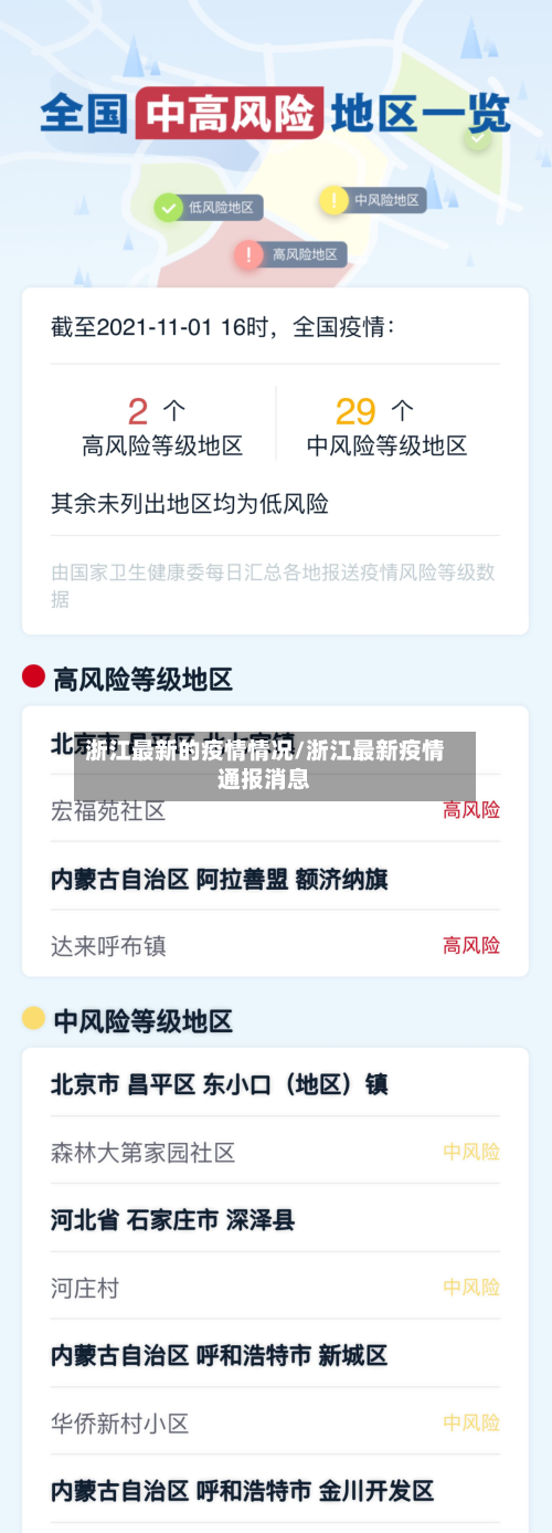 浙江最新的疫情情况/浙江最新疫情通报消息-第2张图片