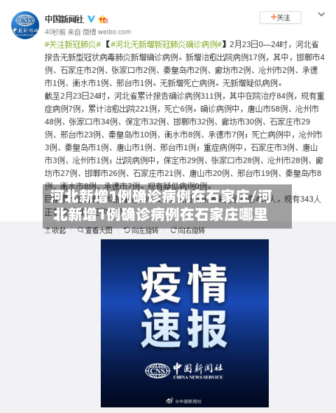 河北新增1例确诊病例在石家庄/河北新增1例确诊病例在石家庄哪里-第3张图片