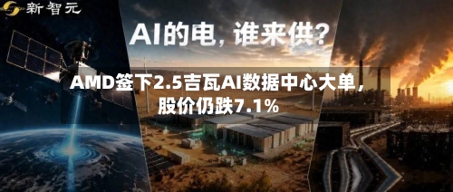 AMD签下2.5吉瓦AI数据中心大单，股价仍跌7.1%-第2张图片