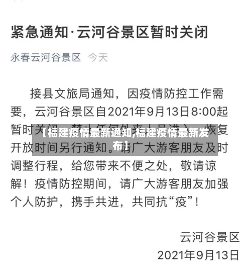 【福建疫情最新通知,福建疫情最新发布】