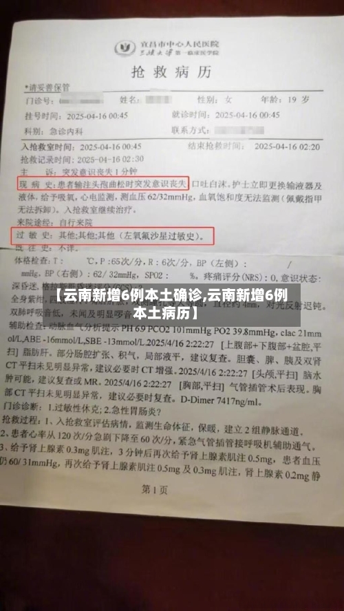 【云南新增6例本土确诊,云南新增6例本土病历】-第2张图片