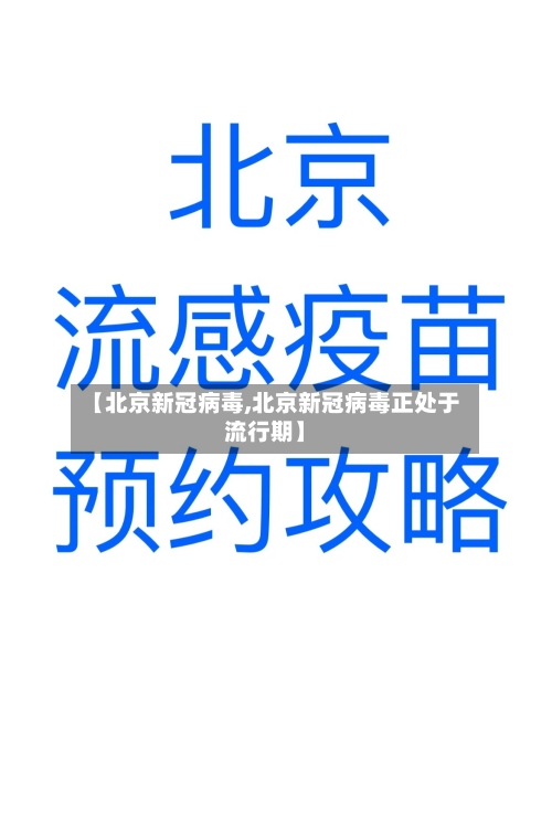 【北京新冠病毒,北京新冠病毒正处于流行期】-第3张图片