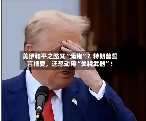 美伊和平之路又“添堵”？特朗普誓言报复，还想动用“关税武器”！