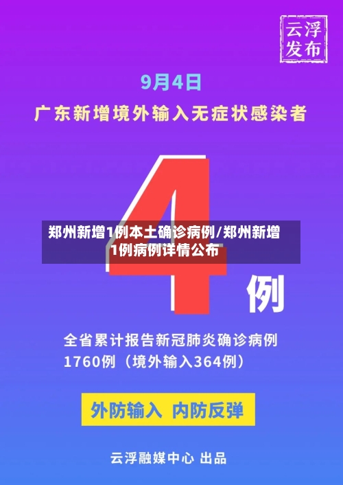 郑州新增1例本土确诊病例/郑州新增1例病例详情公布