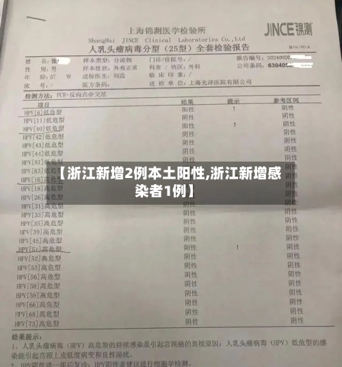 【浙江新增2例本土阳性,浙江新增感染者1例】