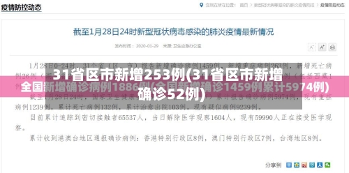 31省区市新增253例(31省区市新增确诊52例)-第2张图片