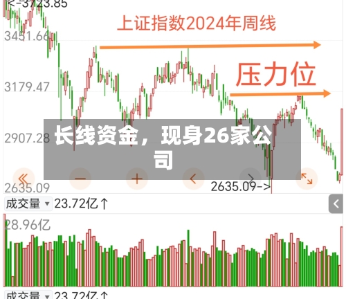 长线资金，现身26家公司
