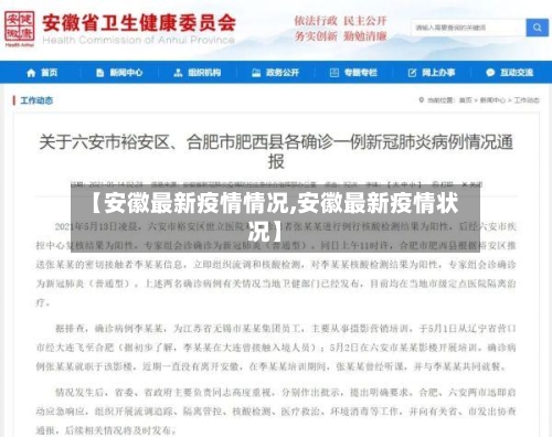 【安徽最新疫情情况,安徽最新疫情状况】-第2张图片
