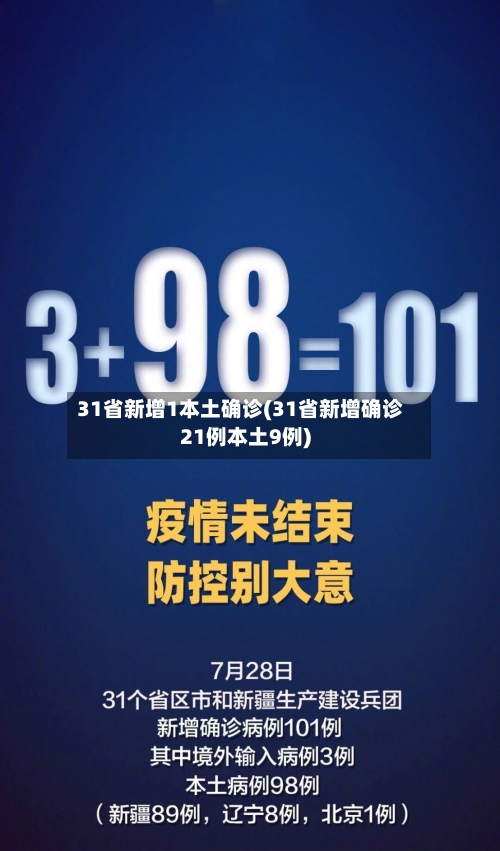 31省新增1本土确诊(31省新增确诊21例本土9例)-第3张图片