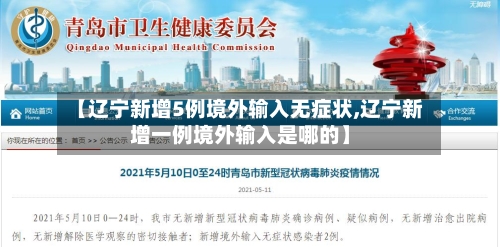 【辽宁新增5例境外输入无症状,辽宁新增一例境外输入是哪的】-第3张图片