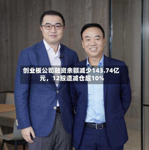 创业板公司融资余额减少143.74亿元	，12股遭减仓超10%-第2张图片