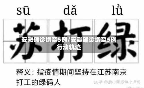 安徽确诊增至5例/安徽确诊增至5例行动轨迹