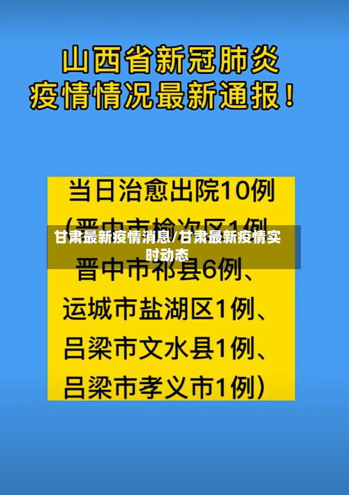甘肃最新疫情消息/甘肃最新疫情实时动态-第3张图片
