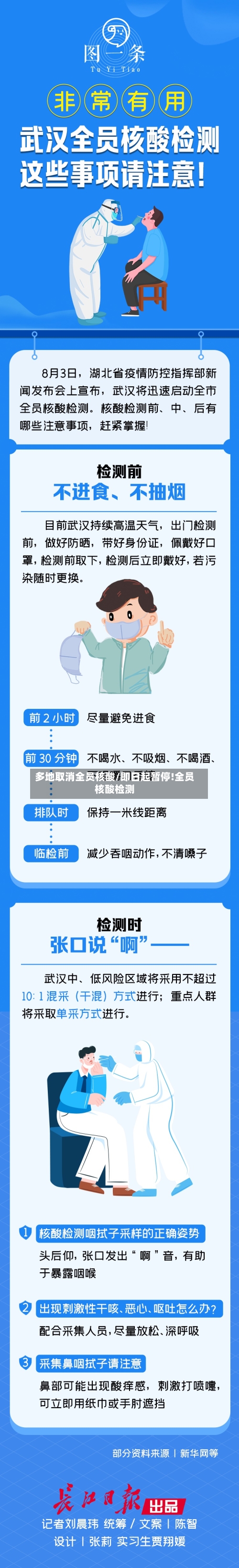 多地取消全员核酸/即日起暂停!全员核酸检测