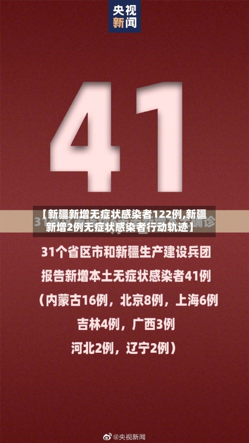 【新疆新增无症状感染者122例,新疆新增2例无症状感染者行动轨迹】