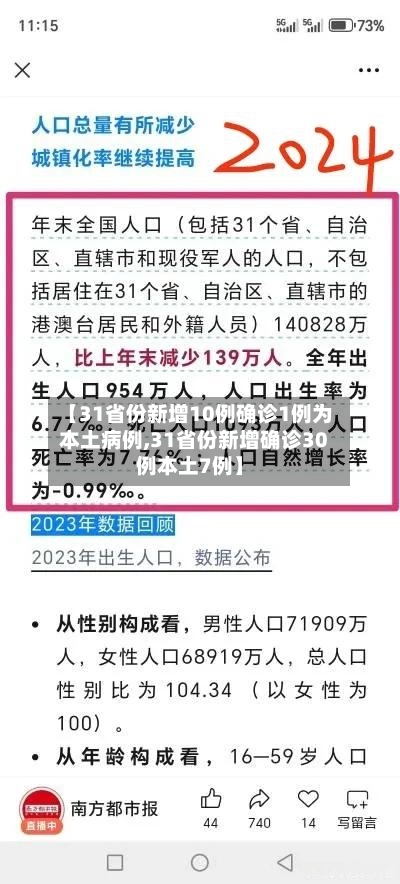 【31省份新增10例确诊1例为本土病例,31省份新增确诊30例本土7例】