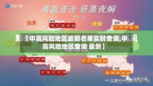 【中高风险地区最新名单实时查询,中高风险地区查询 最新】