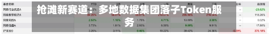 抢滩新赛道：多地数据集团落子Token服务-第2张图片