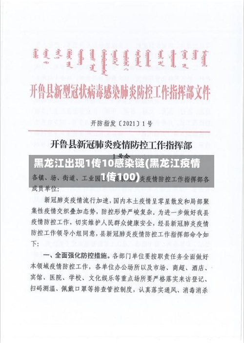 黑龙江出现1传10感染链(黑龙江疫情1传100)-第2张图片