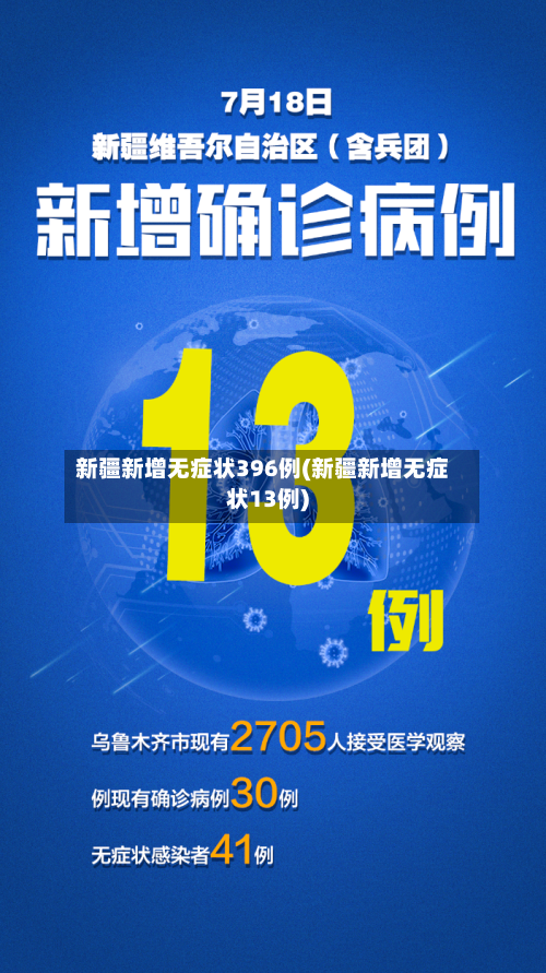 新疆新增无症状396例(新疆新增无症状13例)