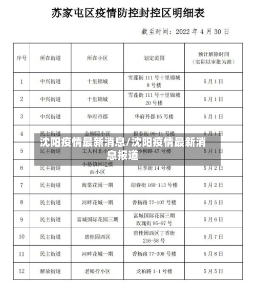 沈阳疫情最新消息/沈阳疫情最新消息报道-第2张图片
