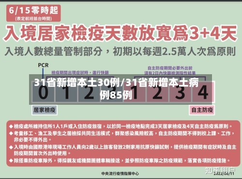 31省新增本土30例/31省新增本土病例85例